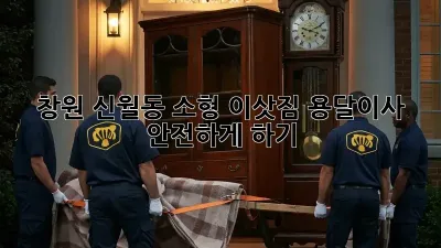 창원 신월동 소형 이삿짐 용달이사 안전하게 하기